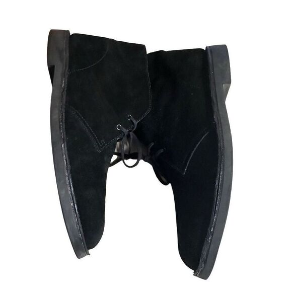 Clarks ORIGINALS Desert Suede Crepe Sole Chukka Boots Black Men's Size 15 - Picture 8 of 10